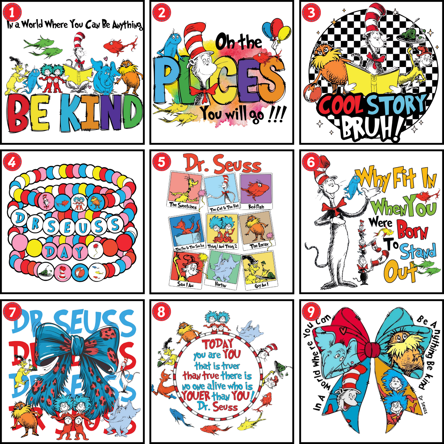 Youth Dr. Seuss Shirts