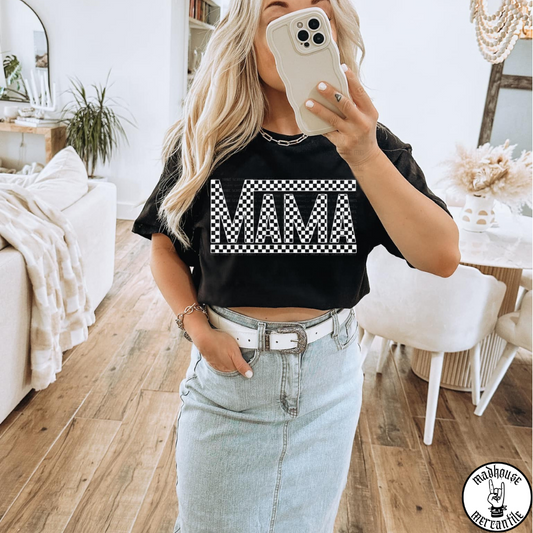Checkered Mama Shirt