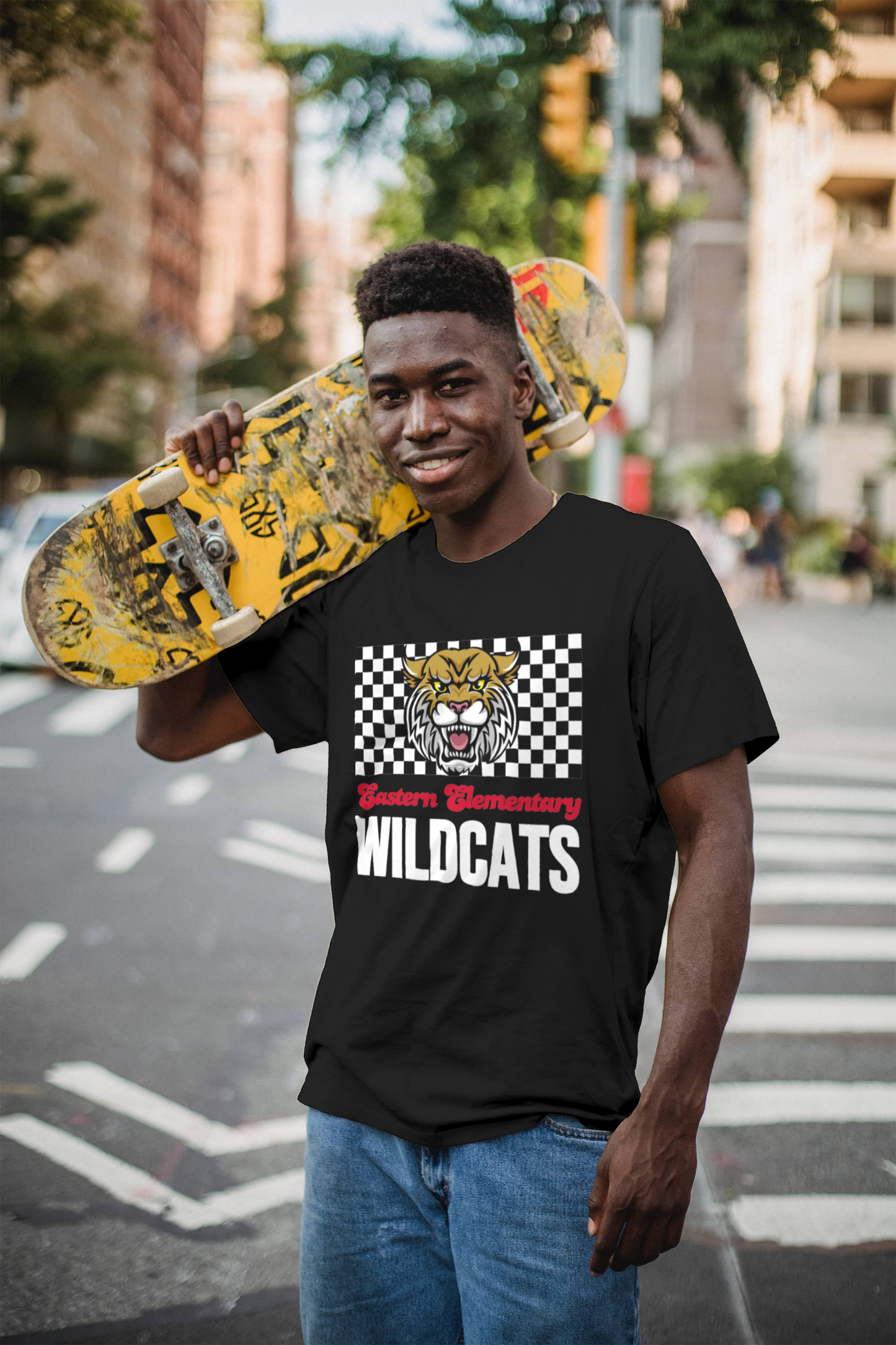 Checkerboard Wildcats Shirt