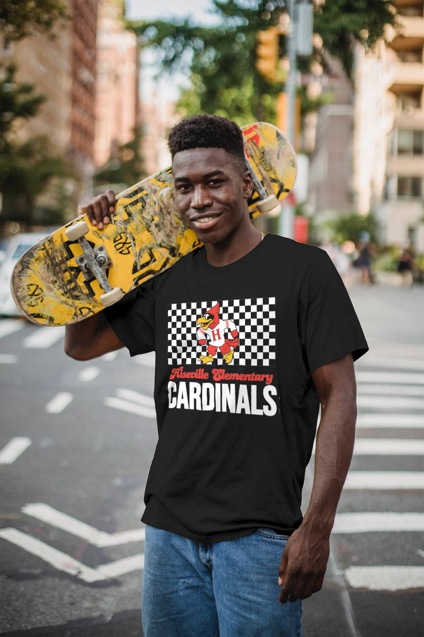 Checkerboard Cardinals Shirt