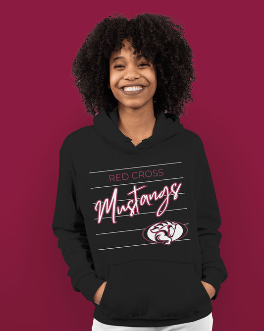 Youth Retro Mustangs Script Hoodie / Sweatshirt